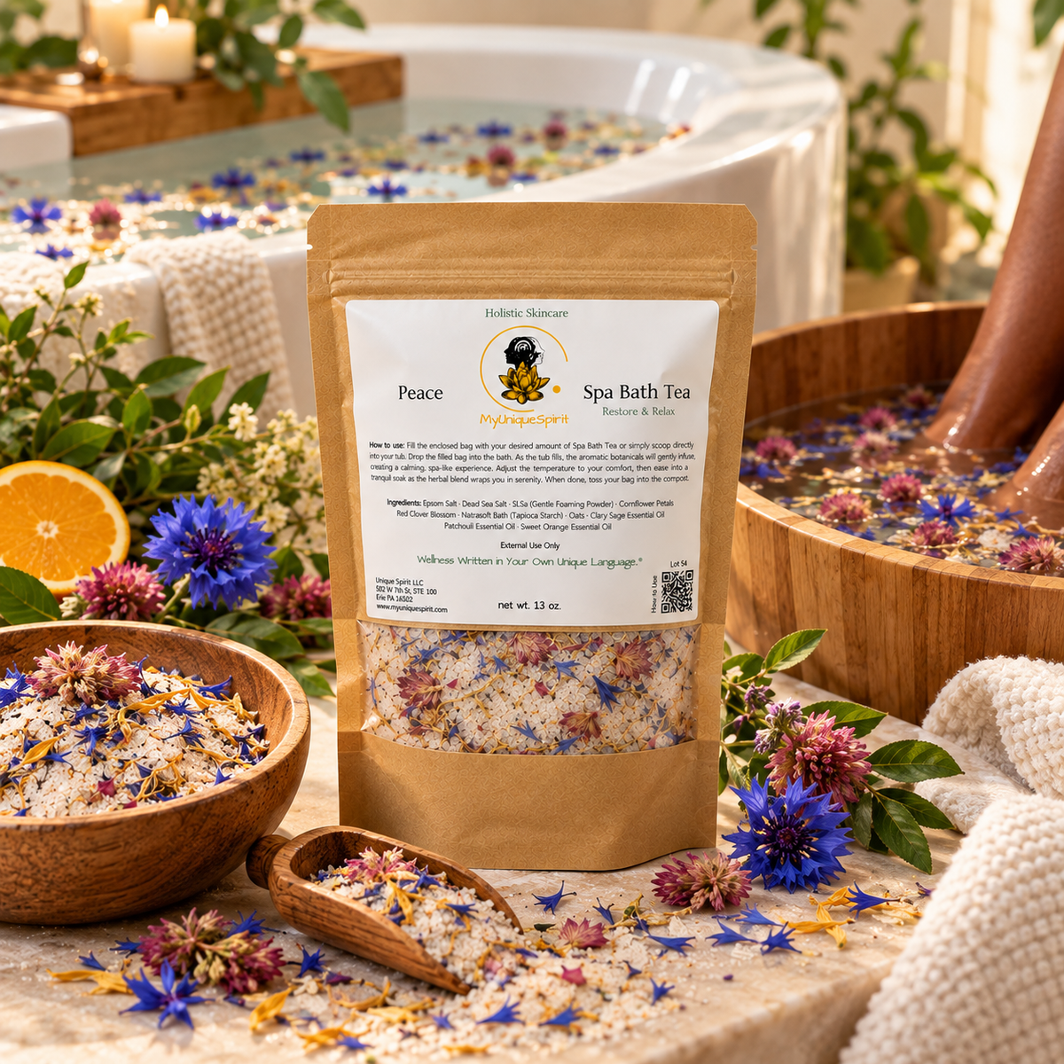 Ancient Art of Bath Tea | Botanical Bath & Foot Soak