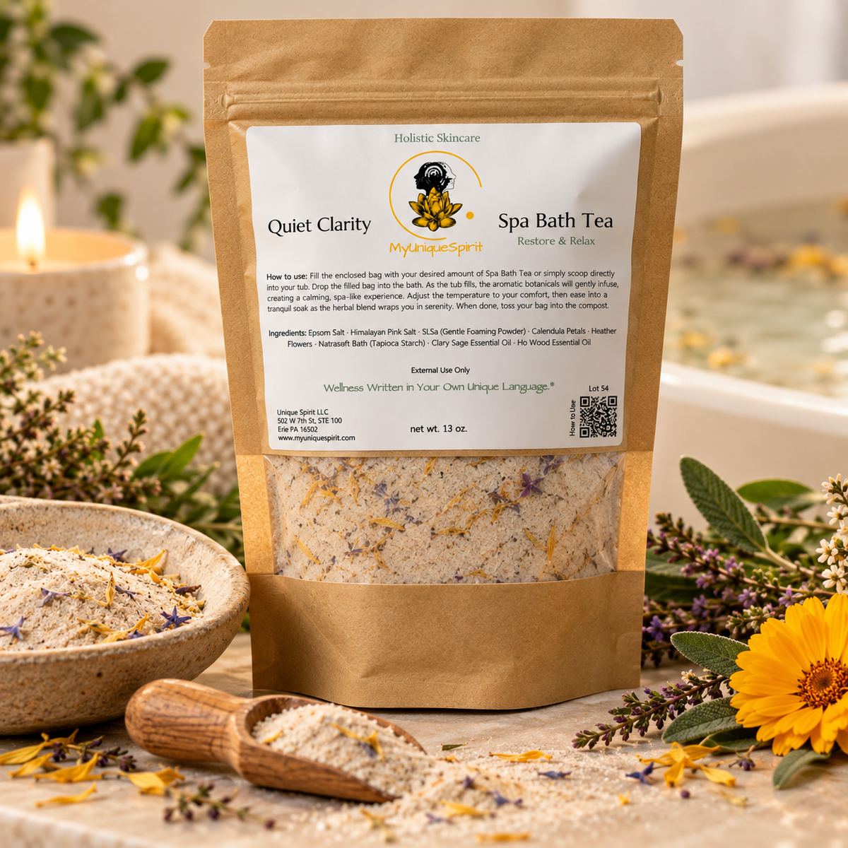 Ancient Art of Bath Tea | Botanical Bath & Foot Soak