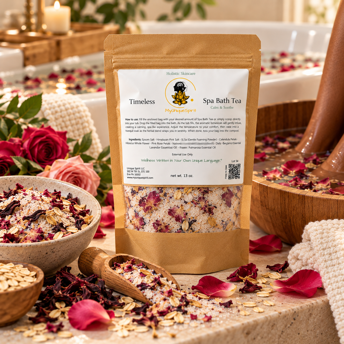 Ancient Art of Bath Tea | Botanical Bath & Foot Soak